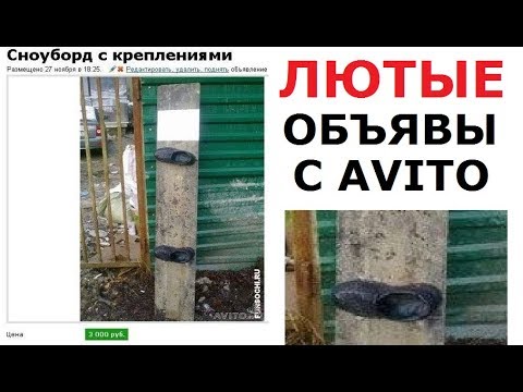 ЛЮТЫЕ объявления с АВИТО! ЭТО ПРОСТО ДИЧЬ!!!!