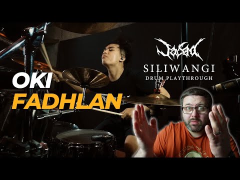 Drummer reacts to OKI FADHLAN - JASAD ( SILIWANGI ) DRUM PLAYTHROUGH