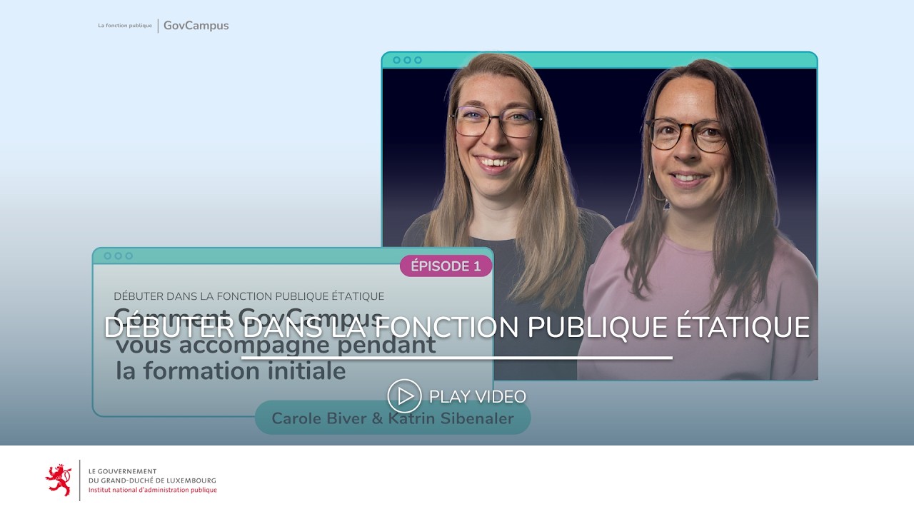 Bienvenue dans la Fonction publique