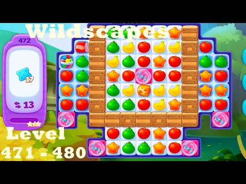 Wildscapes Level 471- 480 HD Walkthrough | Gameplay | 3 - match game | ios | android | pc | app