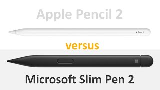 Slim Pen 2 vs Apple Pencil 2 - Which is better NOW - Line Jitter and Apple vs Microsoft questions