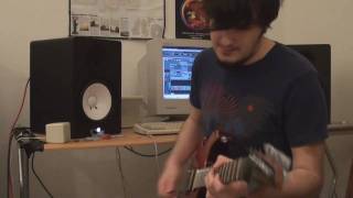 Martin Miller - recording a solo over Emu's track