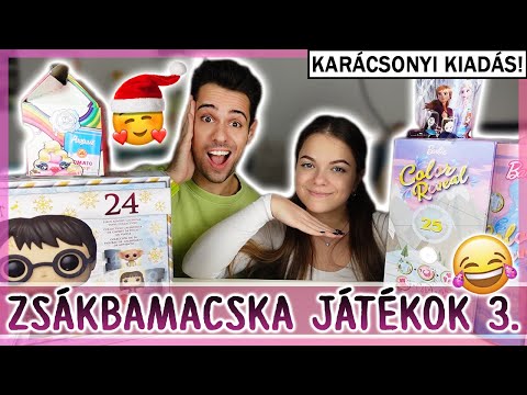 $ ZSÁKBAMACSKA GYEREKJÁTÉKOK KITTIVEL 3 💖 *karácsonyi kiadás* 🎄 $