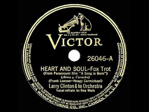1938 HITS ARCHIVE: Heart And Soul - Larry Clinton (Bea Wain, vocal)