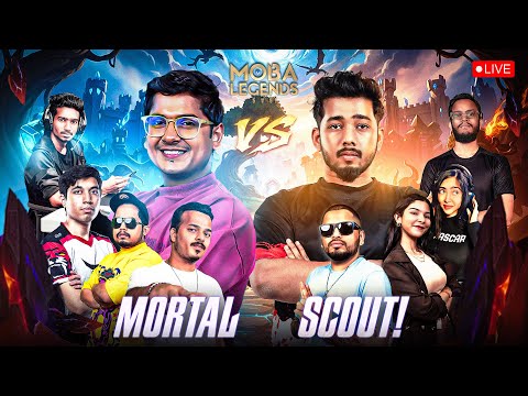 SCOUT vs MORTAL D-DAY DUEL | MOBA LEGENDS 5v5 | SCOUT IS LIVE | #iQOO