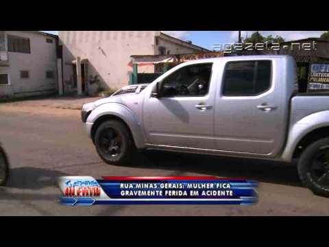 Mulher fica gravemente ferida em acidente 20 06 2014