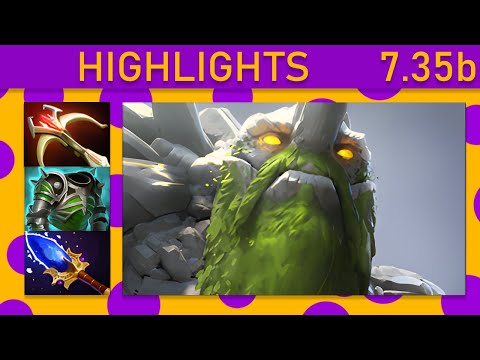 ⭐Tiny 20 Kills! Mid Highlights 7.35b - Dota 2 Top MMR