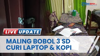 Kawanan Maling Bobol 3 SD di Rogojampi Banyuwangi, Laptop hingga Kopi Kemasan Dibawa Kabur Pelaku