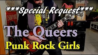 The Queers - Punk Rock Girls - Guitar Cover (guitar tab in description!)