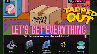 Getting EVERYTHING from The Shattered Dreams Mystery Box - The Simpsons Tapped Out