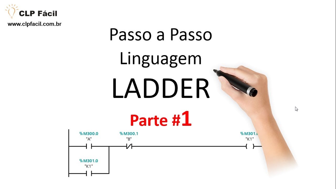 Vídeo #1/3 - Passo a passo da Linguagem LADDER para CLP / PLC - Introdução