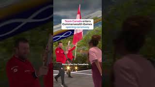 Team Canada entrance at the Commonwealth Games opening ceremony.