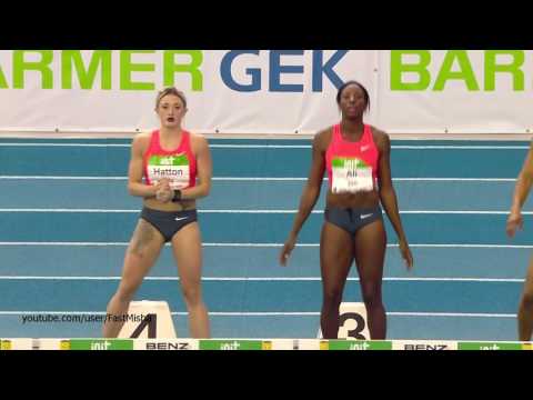 169 Women's 60m Hurdles Final   Indoor Meeting Karlsruhe 2016