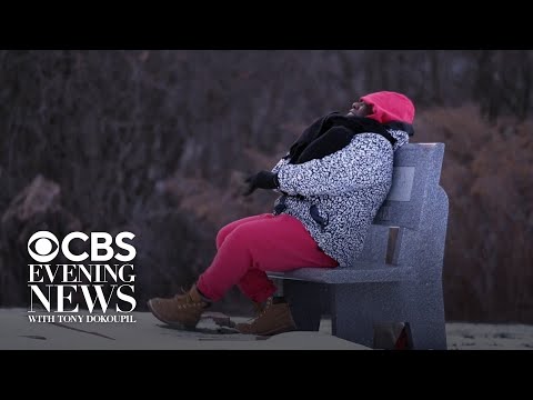 Grief-stricken widow was living at husband's grave, until help arrived