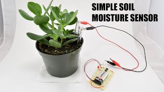 Simple Soil Moisture Sensor Circuit | Science Project