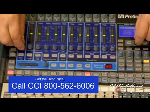 PreSonus StudioLive 16.0.2 Digital Mixer - In-depth Demo