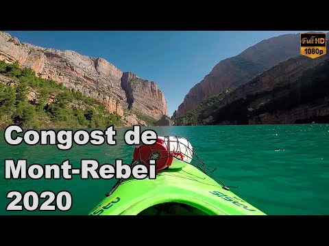 Kayaking at Congost de Mont-Rebei | POV | Nature Video | Relax Experience|