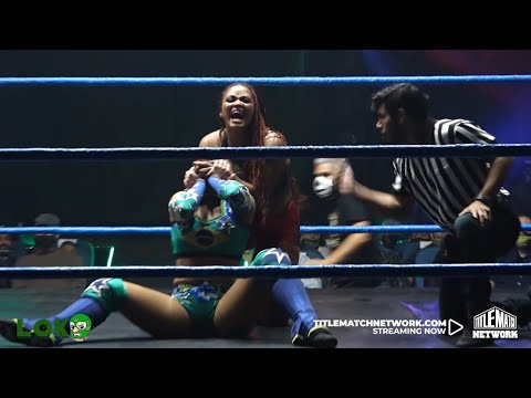 Amber Rodriguez vs Christi Jaynes (Women's Wrestling) Loko Wrestling - Title Match Network