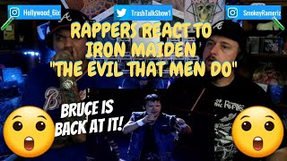 Rappers React To Iron Maiden &quot;The Evil That Men Do&quot;!!!
