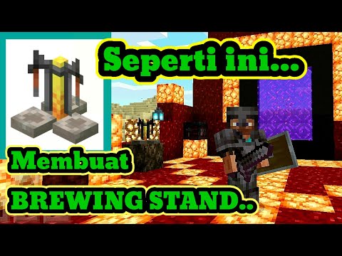 AA - How to make a brewing stand in minecraft - minecraft survival - AA