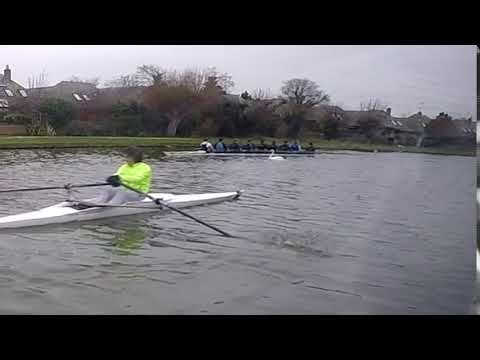Cambridge Bad Rowers - PEM020 rowing eight hit swan