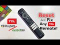 How To Reset TCL Remote Control Fix Remote Not Working Problem
