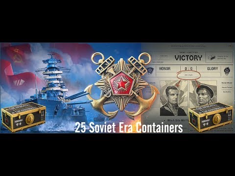 Opening 25 Soviet Era Containers