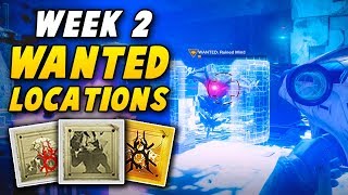 All Week 2 &quot;Wanted Enemy Bounty&quot; Locations! (Destiny 2 Forsaken)