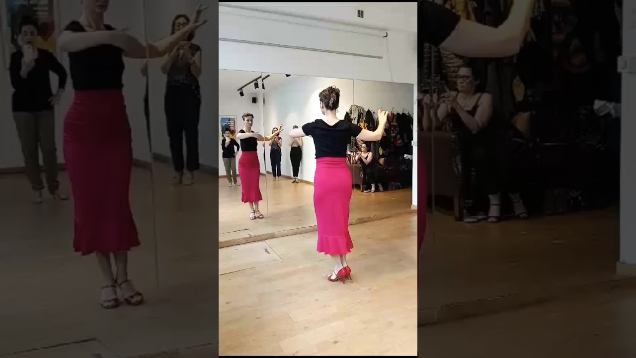 Back ochos: followers technique with Veronica Toumanova, Paris #tango #followerstechnique