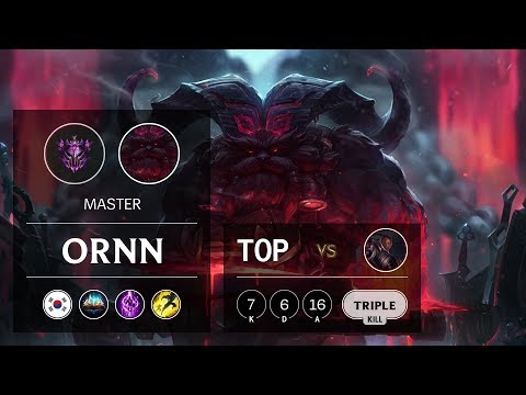 Ornn Top vs Lucian - KR Master Patch 9.24