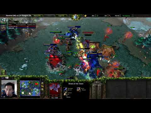 Remind (NE) vs Lin Guagua (Orc) - WarCraft 3 - WC2577