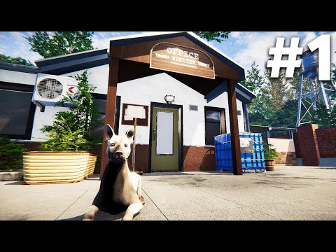 ANIMAL SHELTER Simulator Gameplay Walkthrough Part 1 - FIRST DOG (Full Game)