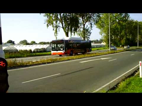 Veolia Vlammenbus in Delft met Kick-Down