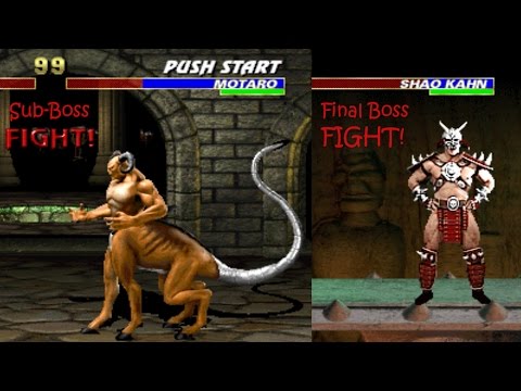 UMK3 / MK3 - Boss Fights (Motaro & Shao Khan)