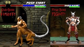 UMK3 / MK3 - Boss Fights (Motaro & Shao Khan)