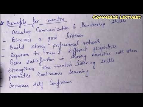 Mentorship mentor mentee mentoring business mentor class 11 entrepreneurship notes