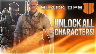 How to Unlock ALL CHARACTERS in BLACKOUT! - Black Ops 4 Tutorial