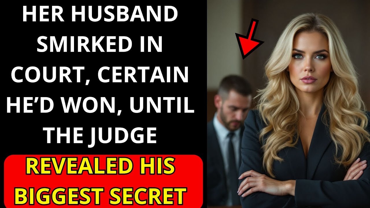 Her Husband Smirked in Court, Certain He’d Won, Until the Judge Revealed His Biggest Secret