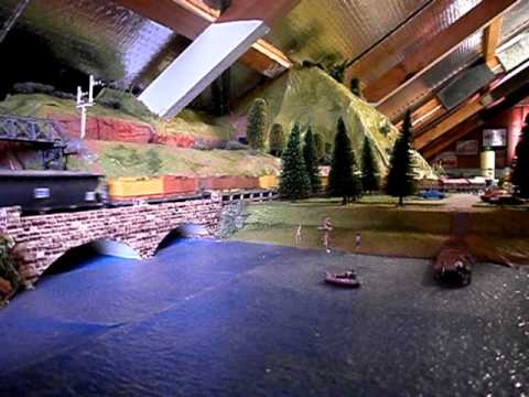 National Rail steel train HO scale.