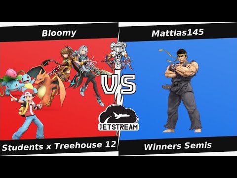 Students x Treehouse 12 Winners Semis - Bloomy (PKM Trainer, Pyra) Vs Mattias145 (Ryu) - SSBU