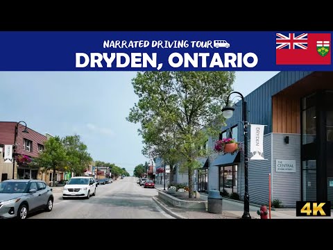 🚗 Dryden, Ontario 🌲  4K Drive