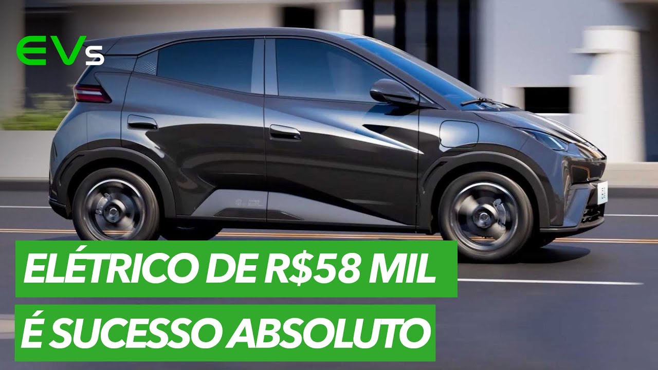 Cotado para o Brasil, carro elétrico BYD Seagull é sucesso de vendas com  10 mil pedidos no 1º dia
