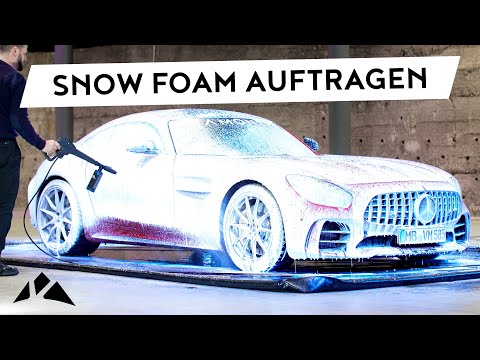 Snow Foam auftragen - Die perfekte Autowäsche