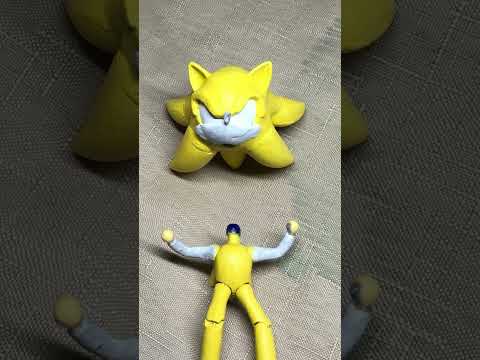 SA2 Style Super Sonic Custom Jakks Figure #sonic #sonicthehedgehog #custom #actionfigures