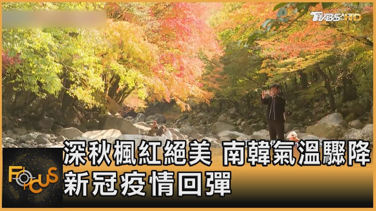 深秋楓紅絕美 南韓氣溫驟降 新冠疫情回彈