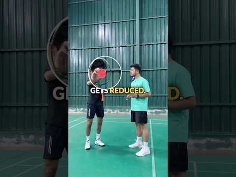 20 lbs vs 32 lbs Racket 🥶 Part 1 #badminton