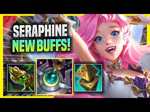 CHALLENGER TRIES SERAPHINE WITH NEW MINI REWORK! - Challenger Plays Seraphine SUPPORT vs Karma!