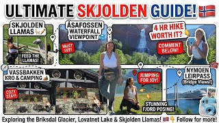 Hidden Gems of Skjolden!🦙✨ Ultimate Fjord & Llama Adventure! | Norway 🇳🇴