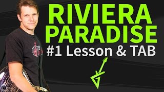 How To Play Riviera Paradise Guitar Lesson & TAB - Stevie Ray Vaughan