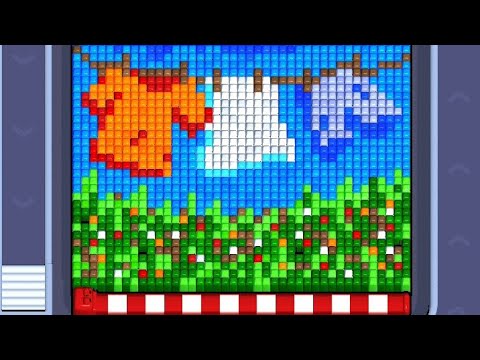 Pixel Flow Level 378 Walkthrough